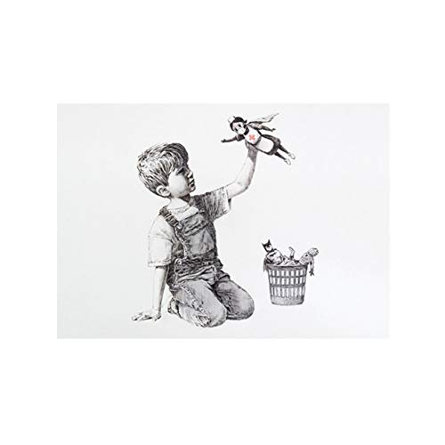 Banksy Game Changer Nurse Tribute Wall Art Canvas Painting Poster and Pictures for Office Hospital Living Room Bedroom Decor-50x70cm Sin marco