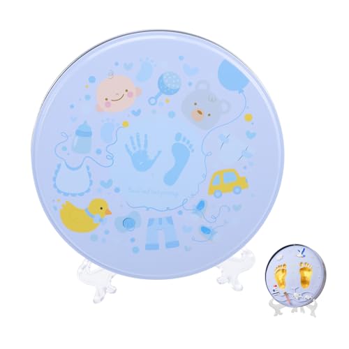 VANZACK Footprint Kit for Newborn Hand and Foot Print Mud Footprint Ornament Kit