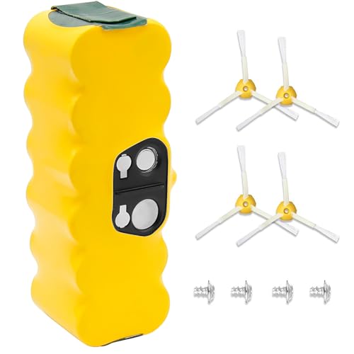 5000mAh 14.4V Ni-MH Replacement Battery for iRobot Roomba 500 600 700 800 Series 510 520 530 540 550 560 570 580 595 610 620 630 650 660 760 770 780 790 800 870 880 870 R3 80501 4419696