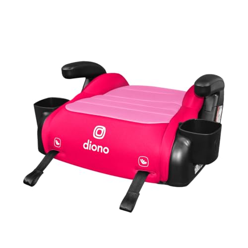 Diono Connect3 RXT Backless Booster Slim Fit 3-Across in Many Mid-Sized Sedans and SUVs for Children from 40-120 lbs. Lightweight with Latch connectors