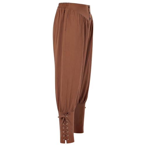 Pantalones renacentistas elásticos para hombre que evitan la rigidez 4
