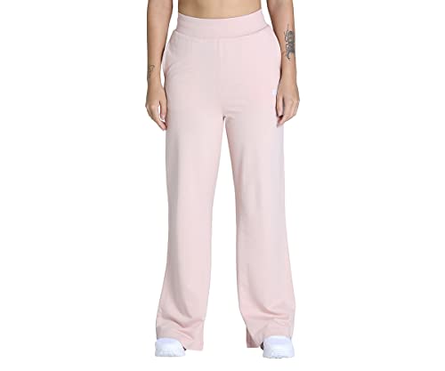 Image of Puma Printed Cotton Relaxed Fit Womens Track Pants