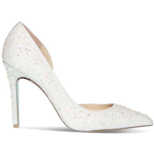 Blue by Betsey Johnson Womens Hazil Embellished D'Orsay Heels3