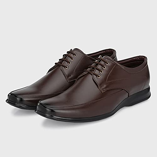 Image of Centrino Men's Formal Shoe |Elegant Lace Up Derby for Business & Casual Wear | Premium Craftsmanship for a Stylish & Sophisticated Look | Cushioned Insole for All-Day Comfort & Support (8657)