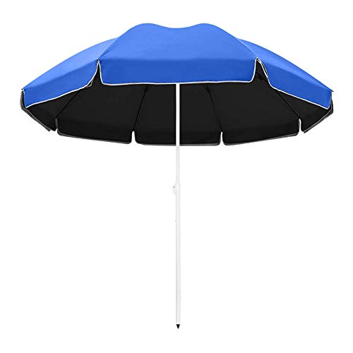 Parasol outdoor double couche argentée de haute densité pour table de marché