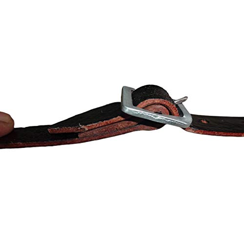 Wwii Leather Chin Strap (Marked) Fits German Helmet M35, M40, M42 X 2 Units #TOP6