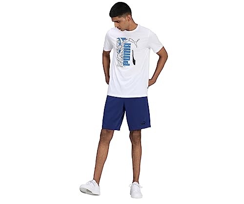 Image of Puma Men's Polycotton Boxer Regular Fit Casual Shorts