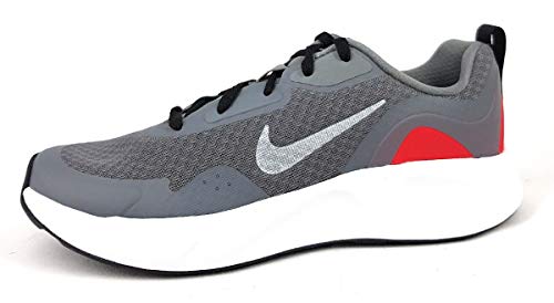 Image of Nike Wearallday (Gs) Walking Shoes Smoke Grey/MTLC Cool Grey-BLAC 6Y