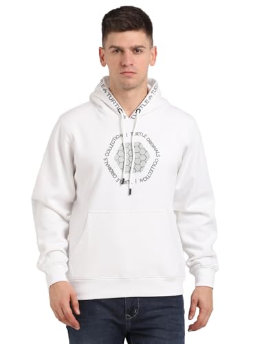 Sweat à capuche pour homme Turtle pull tricoté beige vêtement d'automne blanc cassé XS