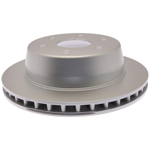 ACDelco Silver Coated Rear Brake Rotor 18A1412AC | GM 19327377 Brake Rotors for Select Cadillac, Chevy Silverado, Chevrolet Tahoe, GMC Sierra and more