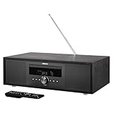 DAB+/PLL-UKW Stereo Radio mit je 30 Senderspeichern, CD-Player mit MP3 CD-Wiedergabe