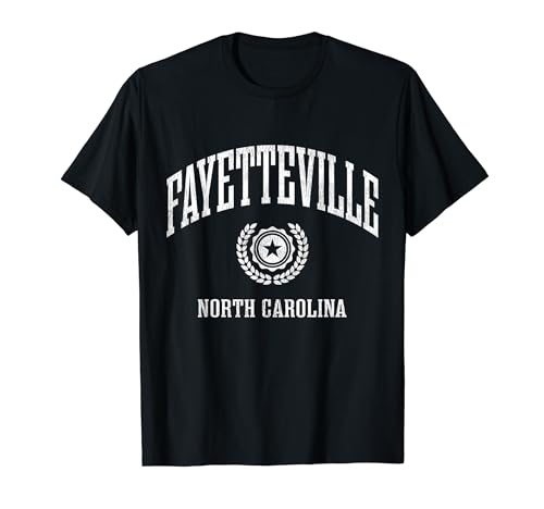 Fayetteville NC Vintage College Sports Design T-Shirt
