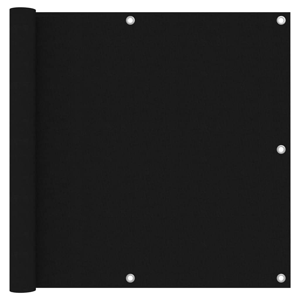 Frangivista per balcone, 90 x 500 cm, in tessuto Oxford, impermeabile, protezione UV, antivento, facile da fissare, per balcone, terrazza e giardino, ideale per privacy e ombra