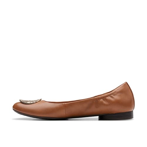 Clarks Collection Women's Loreleigh Ave, Tan Leather, 7 Wide US - image 3