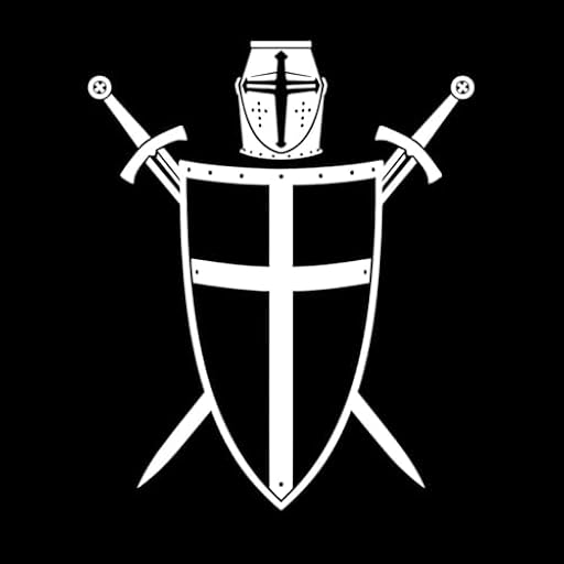 Calcomanías de grabado Casco de caballero Escudo Espada Armadura Guerrero 34x41.4cm Varios tamaños Blanco | Ya disponible en tu tienda friki favorita! En mundofriki.es!