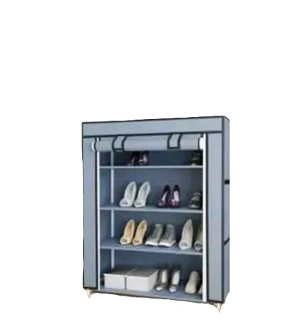 Multi Purpose FootLooks Organizer for Entryway Hallway and Bedroom Gray-image-27