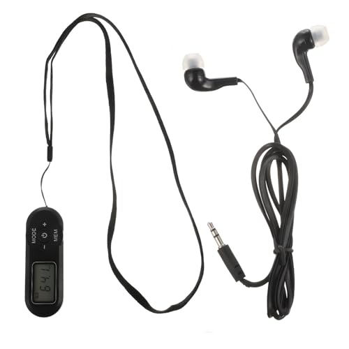 Receptor FM portátil digital que soluciona las interferencias con tecnología DSP y LCD