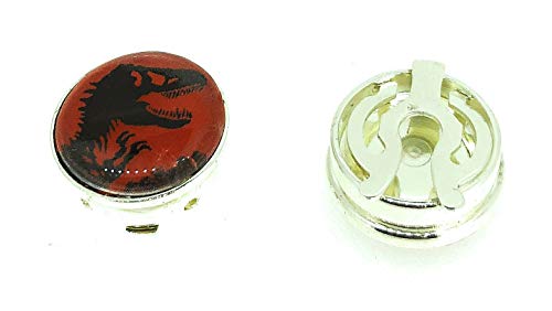 Gemelolandia | Cubrebotones Jurassic Park | Complementos de Todo Tipo para Decorar Looks y Espacios...