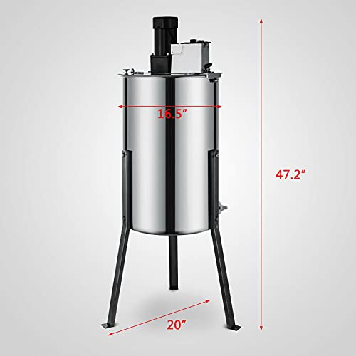 Elektrische Honing Shaker Roestvrijstalen Honing Extractor Two-Box Honey Shaker Honey Beater Elektrische Separator met… - Image 4