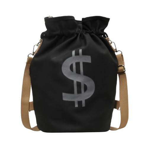 Sac de sport à cordon imprimé dollar sac à épaule de voyage