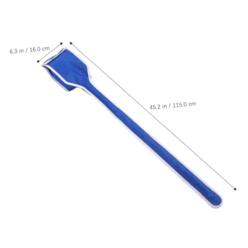 Bolsa de esgrima azul de tela resistente con compartimentos para sable 2