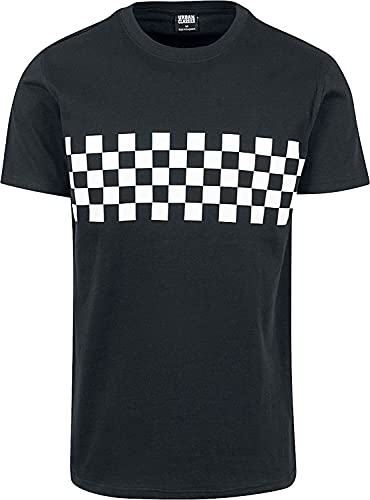 T-Shirt Check Panel Tee Urban Classics pour vos sorties décontractées en ville