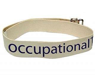80725 Department Labeled Gait Belt, Occupational Therapy, 2" Width, 60" Length, 8 Natural