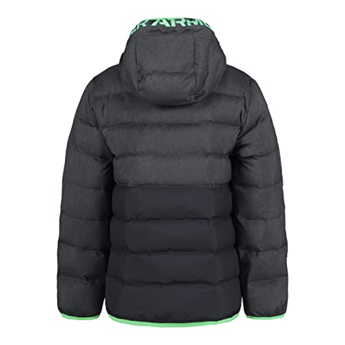 Image of Under Armour boys Pronto Colorblock Puffer Jacket, Mid-weight, Zip Up Closure, Repels Water