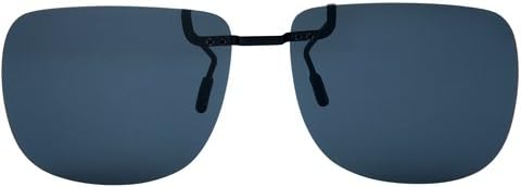 POLARISED CLIP ON SUNGLASSES WITH HIDDEN CLIPS - GREY