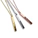 Vertical Name Necklace Personalized Gold Bar Necklace Customize Gift for Women Bridesmaid Jewelry Wedding Best Graduation Gift