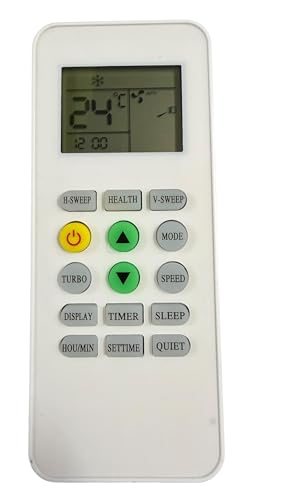 Image of Ehop KKG12B-C1 Compatible Remote for Lloyd Air Conditioner AC-223 KKG12B-C1 (Please Match the Image with Your existing or Old Remote Before Ordering)