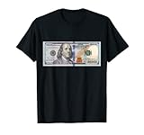 $100 Hundred Dollar Bill Printed on Front & Back T-Shirt