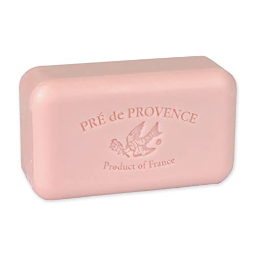 Image of Pre de Provence Artisanal Soap Bar, Natural French Skincare, Enriched with Organic Shea Butter, Quad Milled for Rich, Smooth & Moisturizing Lather, Peony, 5.3 Ounce