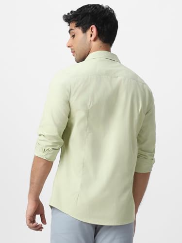 Image of Urbano Fashion Men's Cotton Full Sleeve Regular Fit Casual Solid Shirt