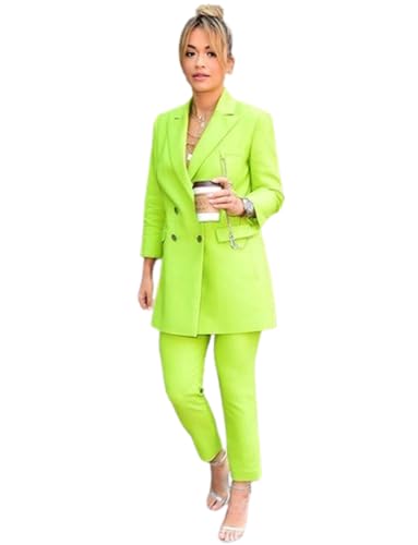 Tailleur pantalon femme chic pour le bureau et les soirées smoking élégant uni