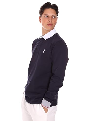 Navigare Polo Bleu NV32024 en coton pour homme