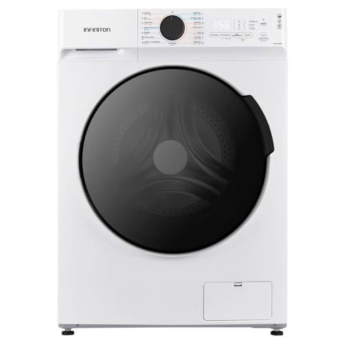 LAVADORA-SECADORA INFINITON WSD-A685B (Lava 8 KG/Seca 6 KG, Carga Frontal, INVERTER, Centrifugado max 1400 rpm, 14 Programas, Display LEd, Independiente)