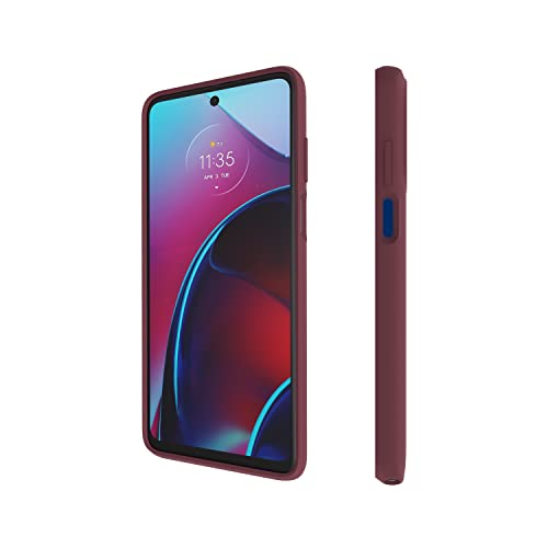 Image of Motorola Moto G Stylus (2022) Protective Case- Precision fit, Stylish Shock Absorbing Phone Cases - Marsala /Wine Red [NOT for 2022 G Stylus 5G Version]