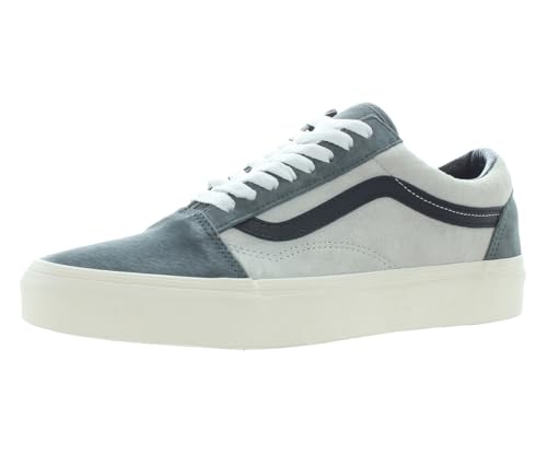 Vans Tênis unissex adulto Old Skool, Camurça de porco 2 tons Utility-cinza, 39 BR