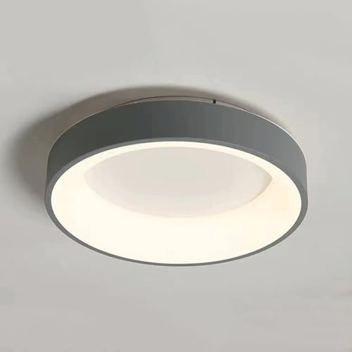 CHUNGYANG Lámpara De Techo LED, Luces De Techo Redondas Modernas para El Dormitorio Principal, Iluminación De Techo Plano De Estilo Minimalista Nórdico, Decoración Interior Súper Brillante Accesorios