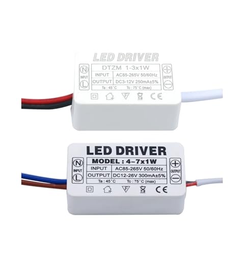Pilote LED 18-25W pour réparer un spot clignotant transformateur alimentation 300mA blanc