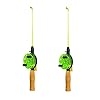 Jenzi Eisruten Set Ice Fishing Rod, 2 Stück + gratis Petri Heil! Aufkleber
