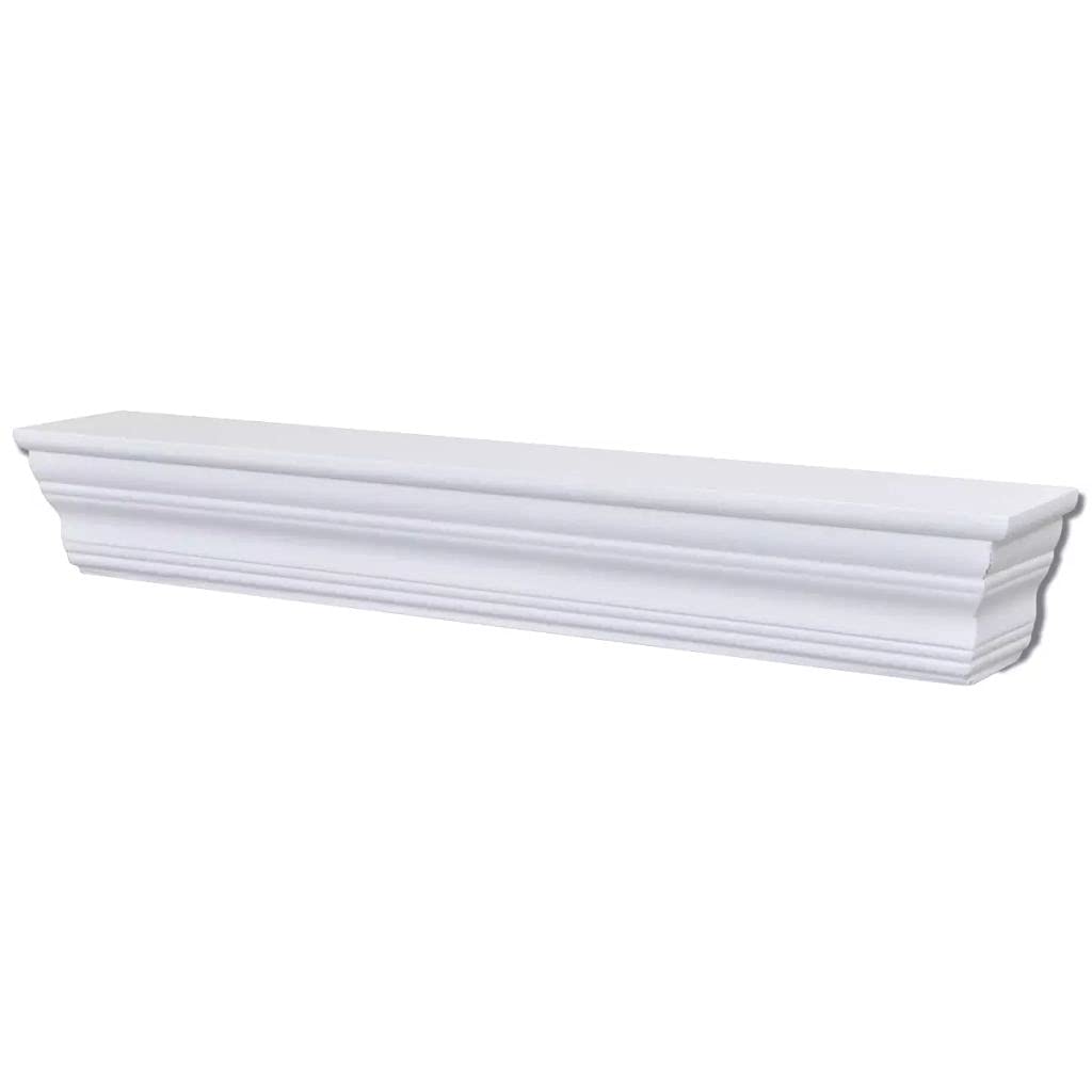 estanterías de Pared Blancas Aaliyah 2 Unidades, Estanteria Pared, Estanteria Baño, Balda Pared, Baldas Flotantes, Estante Cocina, Baldas Cocina,