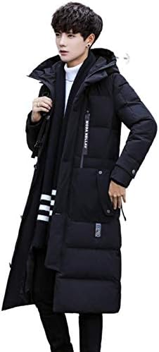 Patypeety ダウンコート ダウンジャケット 超ロング 大きいサイズ メンズ 防風 ロングダウンジャケット コート 帽子付き アウター ロング かっこいい メンズファッション 防寒 雪 あったか コート ジャケット 通販