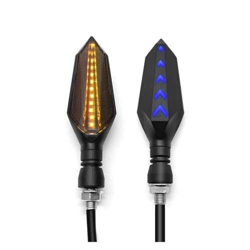 Lámpara ámbar de flecha LED para evitar accidentes en moto luces de freno 12V