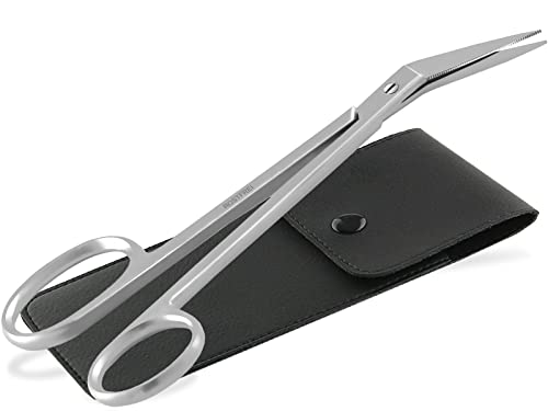 Spezial Nagelschere Für Fußnägel - Gewinkelt, 11,5 Cm, Rostfreier Edelstahl, Schnittlänge 27 Mm