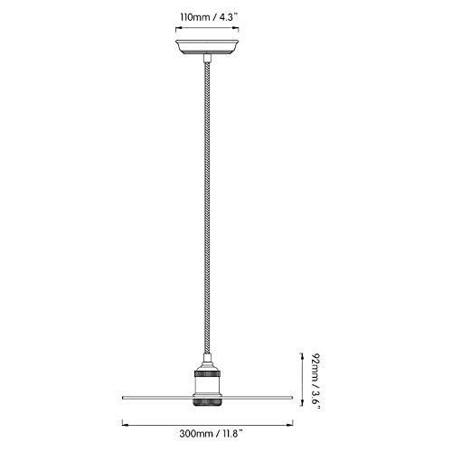 Lustre moderne minimaliste E27 suspension rétro pour ambiance café et décoration chambre L