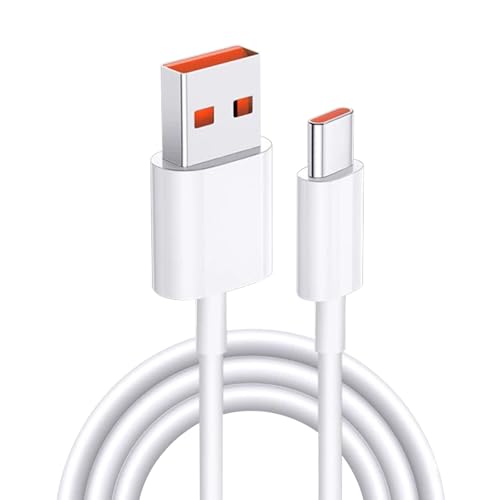 120 W Ladekabel für Xiaomi 13 Lite/13 Pro/12T/12 12X/11T 10T, Turbo-Kabel 2 m, USB C Hyper Charge, Schnellladung für Red...