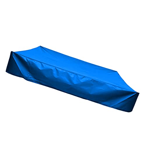 UPKOCH Square Shape Garden Sandpit Cover Blue 150x150cm Children’s Small Sandbox Shade for Outdoor Play Yard Patio Sand Box Protector