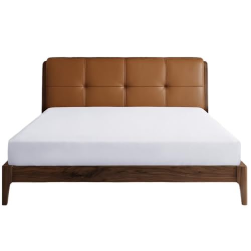 Image of Lirex Fitted Sheet, Twin XL Size 100% Egyptian Cotton 300 Thread Count Soft Breathable Fitted Sheet, 100x190cm, White
